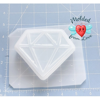 Shine Bright Like A Diamond Soap Or Bath Bomb Handmade Plastic Resin Mold Shine Bright Like A Diamond Soap Or Bath Bomb Handmade Plastic Resin Mold