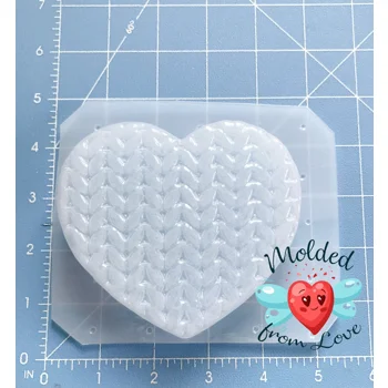 Knitted Heart Soap..