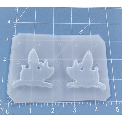 When Pigs Fly Left and Right Handmade Flexible Plastic Resin Mold When Pigs Fly Left and Right Handmade Flexible Plastic Resin Mold