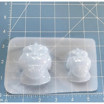 NEW! set of 2 God Lizards Handmade Plastic Mold