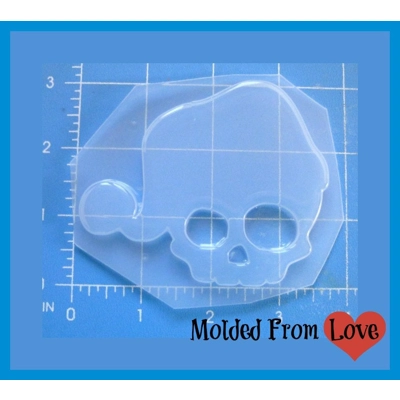 Santa Hat Skull Handmade Plastic Resin Mold