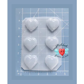 Bite Size Ruffled Heart Pall..