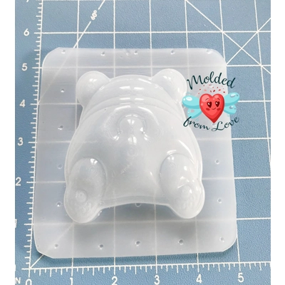 Kawaii Chunky Panda Butt Soap Or Bath Bomb Handmade Plastic Resin Mold