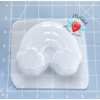 Rainbow Soap Or Bath Bomb Handmade Plastic Resin Mold