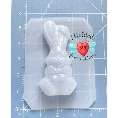 Chocolate Bunnies Chose your size Handmade Plastic Resin Mold