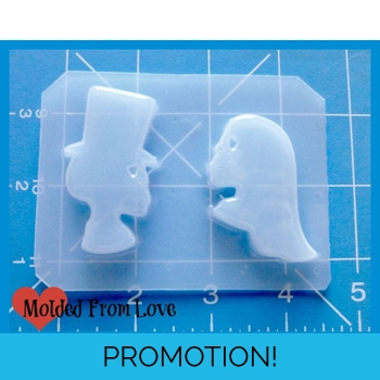 Zombie Bride and Groom Head ..