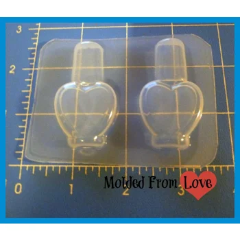 2 Little heart shape Bottles..