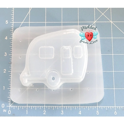 MFL Retro Camper Soap Or Bath Bomb Chocolate Handmade Plastic Resin Mold