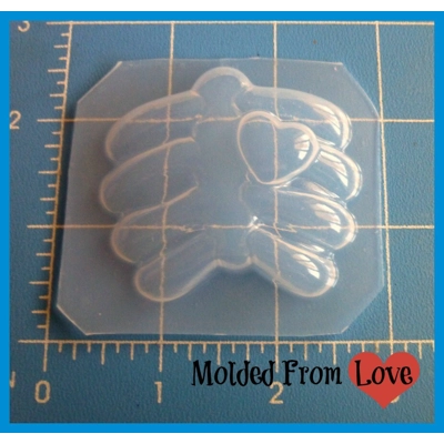 Ribcage with Heart Plastic Resin Mold