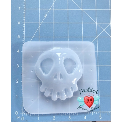 Large Haunted Skull Soap Or Bath Bomb Handmade Plastic Resin Mold