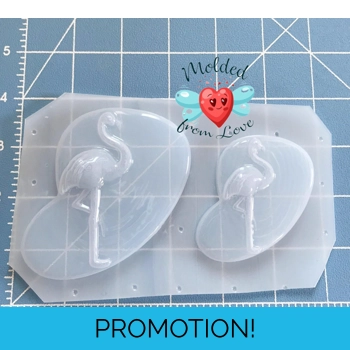 Set of 2 Large Puffy Flaming..