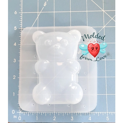XL Candy Bear Shape Deep for soap or bathbomb Handmade Plastic Mold XL Candy Bear Shape Deep for soap or bathbomb Handmade Plastic Mold