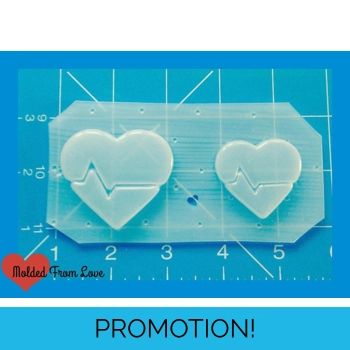 2 Heart Beat Hearts handmade..