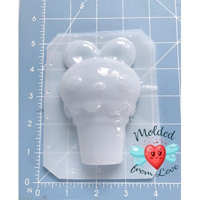 Kawaii Bunny Ice Cream Cone Soap Or Bath Bomb Chocolates Wax Plaster Clay Handmade Plastic Resin Mold Kawaii Bunny Ice Cream Cone Soap Or Bath Bomb Chocolates Wax Plaster Clay Handmade Plastic Resin Mold