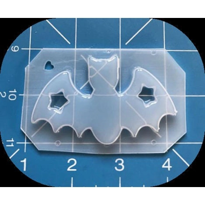 MFL Exclusive Kawaii Bat Star Wings Flexible Plastic Handmade Resin Mold