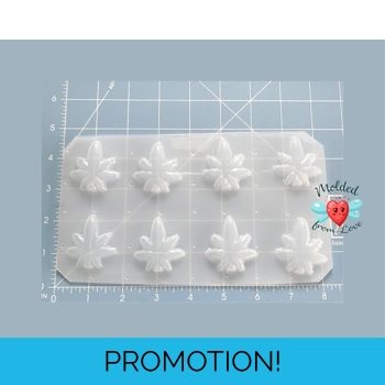 8 Bite size Cannabis Leaf Sh..