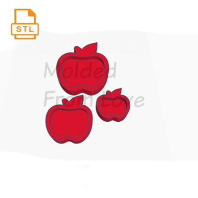 Apple Shaker STL File For 3-D Printing File Only Not the Pieces