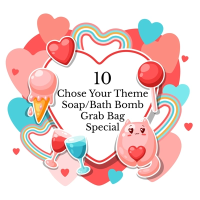 Limited Quantity! 10 Mystery Soap/Bath Bomb Molds Grab Bag! Chose Your Theme-No Duplicates! Our choice! Limited Quantity! 10 Mystery Soap/Bath Bomb Molds Grab Bag! Chose Your Theme-No Duplicates! Our choice!
