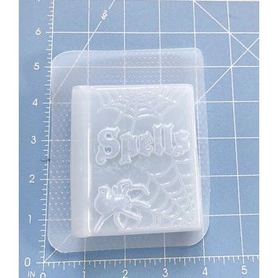 JHS Spell Book Soap Or Bath Bomb Chocolate Handmade Plastic Resin Mold JHS Spell Book Soap Or Bath Bomb Chocolate Handmade Plastic Resin Mold