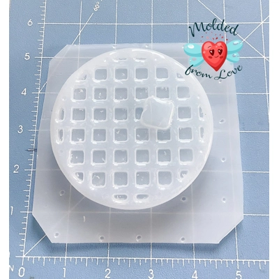 Let Go My Waffle! Soap Or Bath Bomb Handmade Plastic Resin Mold