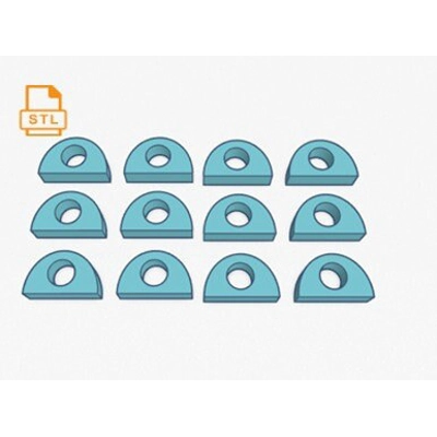 Straw Topper Slides STL file For 3D printing Straw Topper Slides STL file For 3D printing