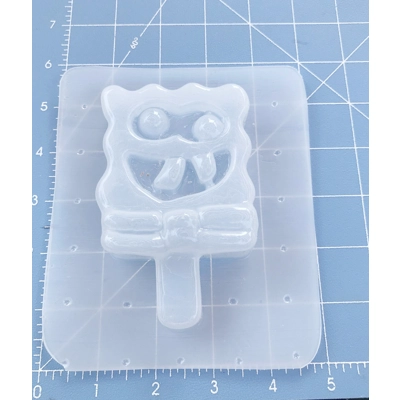 Drippy Melted Sponge Guy Popsicle Soap, Bath bomb, Chocolates, Wax, Clay Handmade Plastic Mold Drippy Melted Sponge Guy Popsicle Soap, Bath bomb, Chocolates, Wax, Clay Handmade Plastic Mold