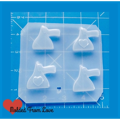 4 Wrapped chocolate Candies Pallet Handmade Plastic Mold