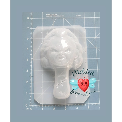 Chucky Chunky Hand Mirror Handmade Plastic Mold
