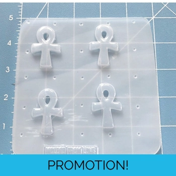 4 small Chunky Ankhs 1.5