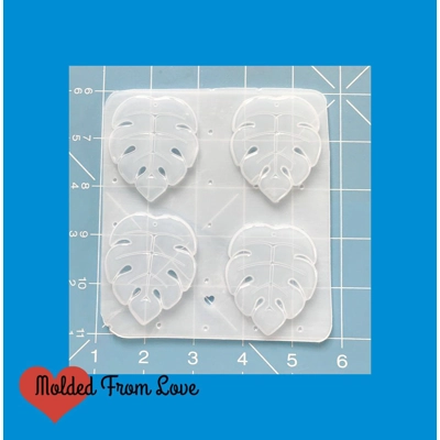 NEW! Lounge Series 4 Monstera Leafs handmade Plastic Mold NEW! Lounge Series 4 Monstera Leafs handmade Plastic Mold