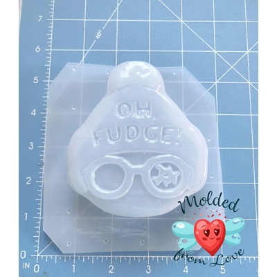OH FUDGE Bath Bomb Small Soap Handmade Plastic Mold