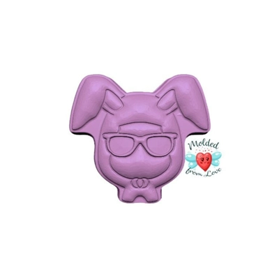 Pink Ralphie Bunny for soap or bath bomb Handmade Plastic Resin Mold Pink Ralphie Bunny for soap or bath bomb Handmade Plastic Resin Mold