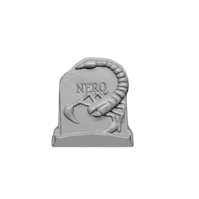 NERO Tombstone Handmade Plastic Mold