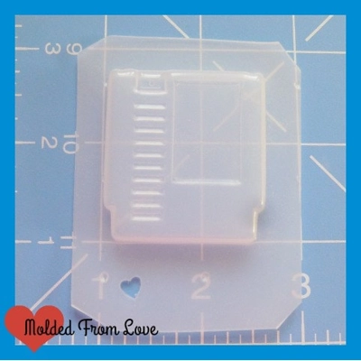 Small Retro Video Game Cartridge Handmade Resin Mold Small Retro Video Game Cartridge Handmade Resin Mold