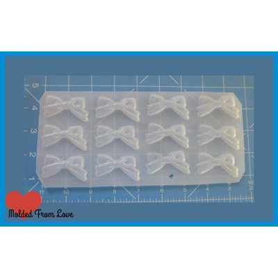 12 Retro Tied thin bows Flexible Plastic Handmade Resin Mold- 12 Retro Tied thin bows Flexible Plastic Handmade Resin Mold-