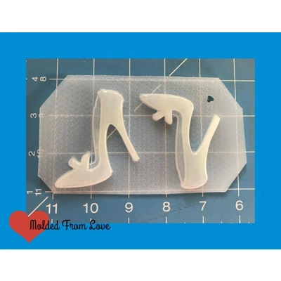 Pair of Retro Pinup High Heels Handmade Plastic Mold