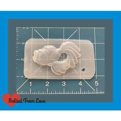 Retro Fancy Goldfish Handmade Plastic Mold Retro Fancy Goldfish Handmade Plastic Mold