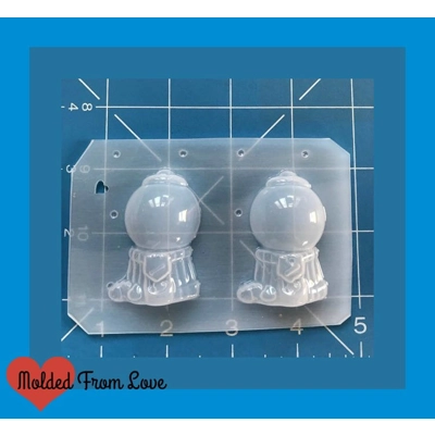 Little Gumball Machine Flexible Plastic Handmade Resin Mold Little Gumball Machine Flexible Plastic Handmade Resin Mold