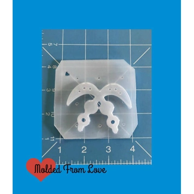 AKOFENA African Symbol Flexible Plastic Handmade Resin Mold AKOFENA African Symbol Flexible Plastic Handmade Resin Mold
