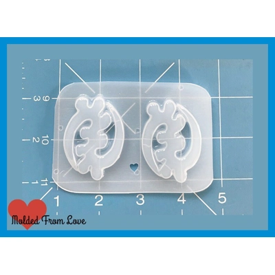 New! 2 Small Size Gye Nyame African Symbols Flexible Plastic Handmade Resin Mold New! 2 Small Size Gye Nyame African Symbols Flexible Plastic Handmade Resin Mold