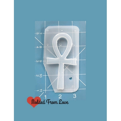 4" Plain Ankh Cross Handmade Plastic Mold, Resin, Clay, UV Resin 4" Plain Ankh Cross Handmade Plastic Mold, Resin, Clay, UV Resin