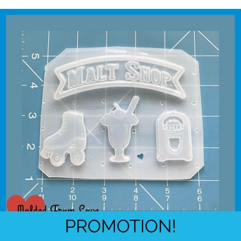 MFL Malt Shop Banner Brooch ..