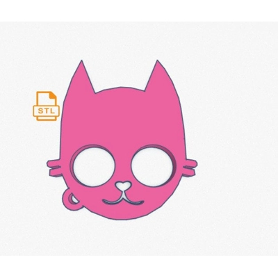 Kitty Self Defense Keychain 3D Printing STL file-FILE ONLY Kitty Self Defense Keychain 3D Printing STL file-FILE ONLY