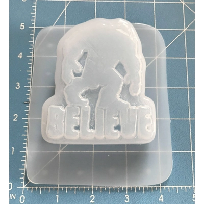 Believe Big Foot Soap Or Bath Bomb Handmade Plastic Resin Mold Believe Big Foot Soap Or Bath Bomb Handmade Plastic Resin Mold