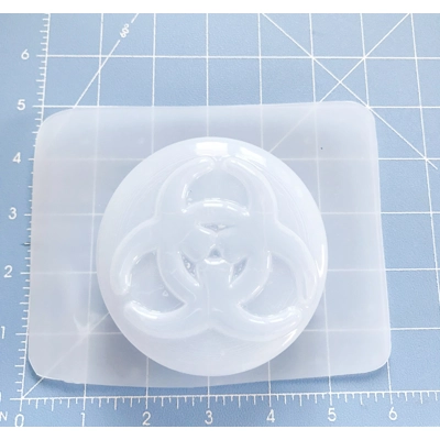 Bio Hazzard Handmade Plastic Mold BathBomb Mold | Plastic Mold | Soap Mold | Chocolate Mold | Candl Bio Hazzard Handmade Plastic Mold BathBomb Mold | Plastic Mold | Soap Mold | Chocolate Mold | Candl