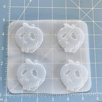 4 Poison Apple Shapes Handmade plastic Mole 4 Poison Apple Shapes Handmade plastic Mole