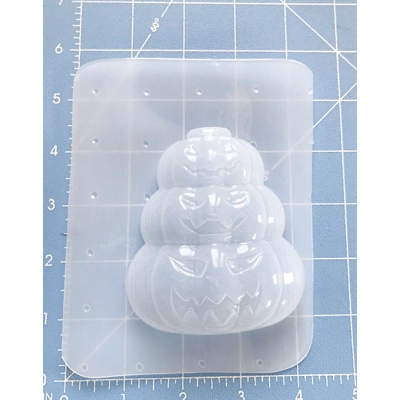 JHS Stacked Pumpkins Handmade Plastic Mold BathBomb Mold | Plastic Mold | Soap Mold | Chocolate  Mol