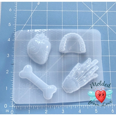 Misc. Body Parts Handmade Plastic Resin Mold Misc. Body Parts Handmade Plastic Resin Mold