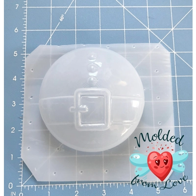 Santa Jolly Tummy  Handmade Plastic Mold BathBomb Mold | Plastic Mold | Soap Mold | Chocolate  Mold