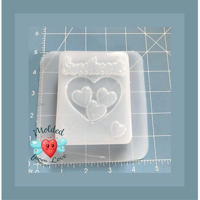 MFL Sweetheart Valentine Candy Box Soap Or Bath Bomb Handmade Plastic Resin Mold